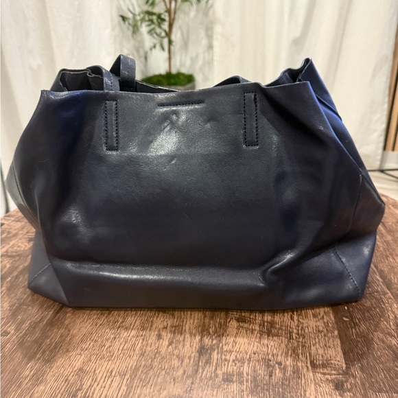 Banana Republic Blue Tote Bag Structured and Spacious - Picture 1 of 8